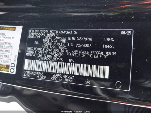 2025 TOYOTA 4RUNNER HYBRID TRAILHUNTER 9