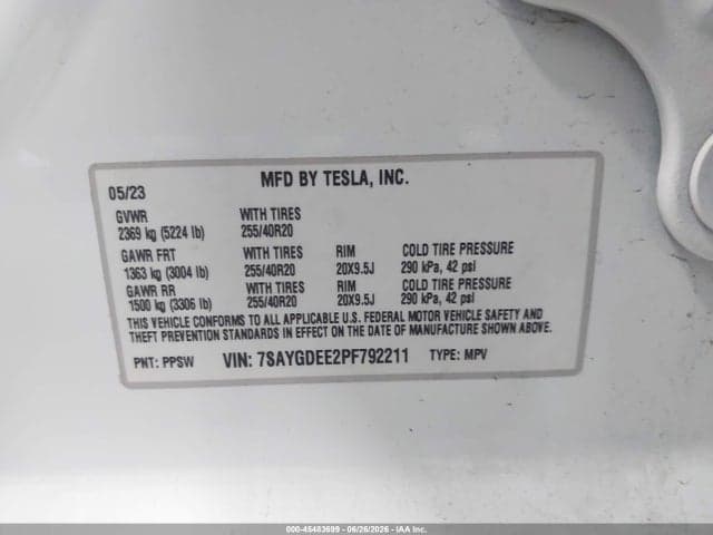 2023 TESLA MODEL Y 9