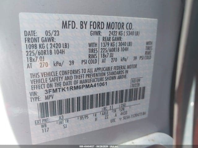 2023 FORD MUSTANG MACH-E SELECT 9