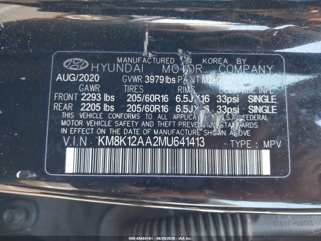 2021 HYUNDAI KONA SE 9