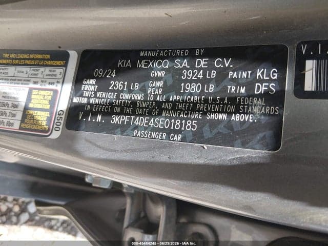 2025 KIA K4 LXS 9