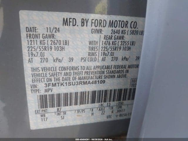2024 FORD MUSTANG MACH-E SELECT 9