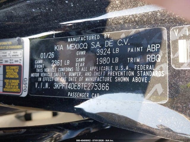 2026 KIA K4 LXS 9