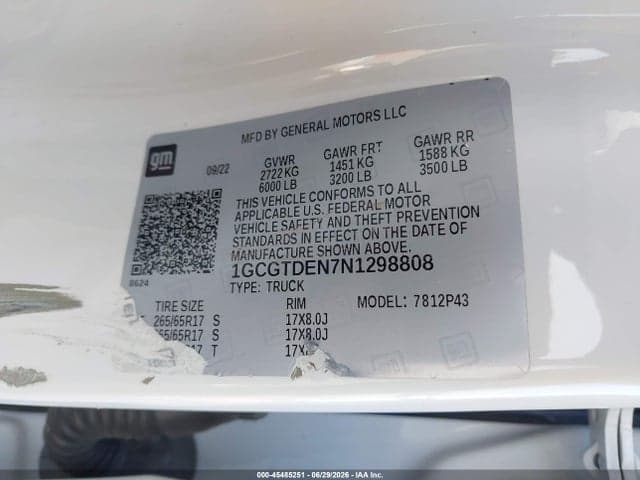 2022 CHEVROLET COLORADO 4WD SHORT BOX Z71 9