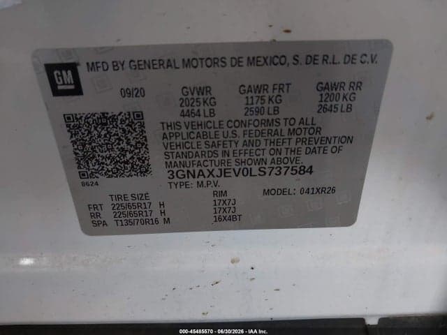 2020 CHEVROLET EQUINOX FWD 2FL 9