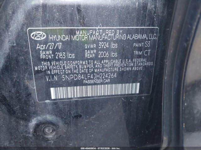 2018 HYUNDAI ELANTRA SEL 9