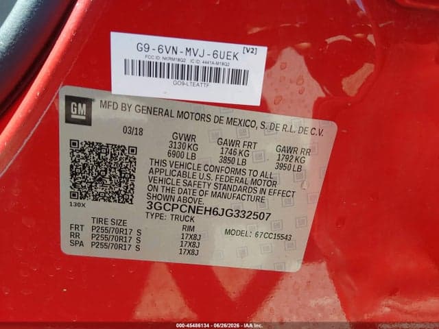 2018 CHEVROLET SILVERADO 1500 WT 9