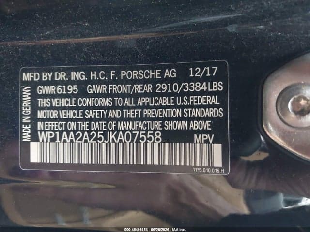 2018 PORSCHE CAYENNE PLATINUM EDITION 9