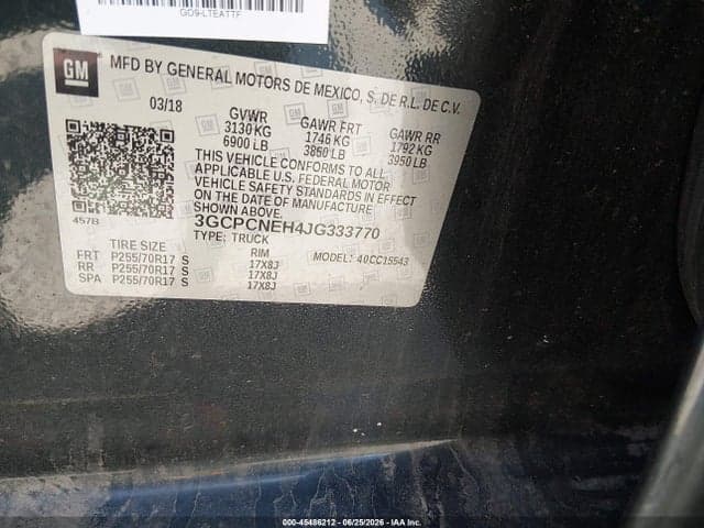 2018 CHEVROLET SILVERADO 1500 WT 9