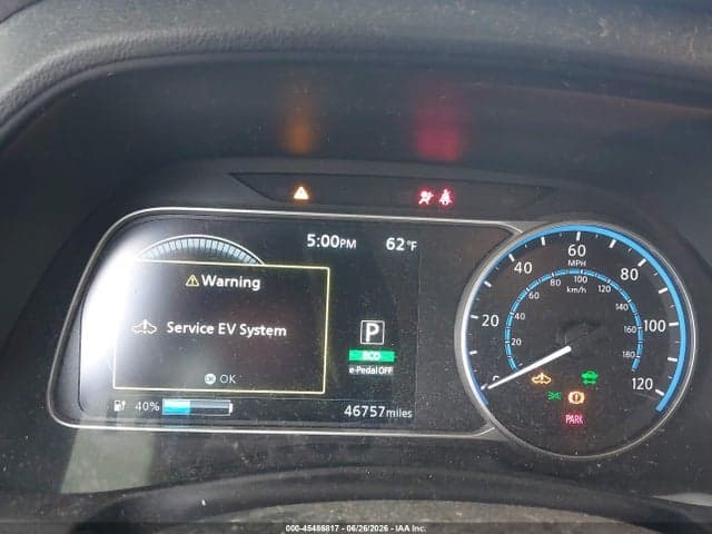 2020 NISSAN LEAF SV 40 KWH 7
