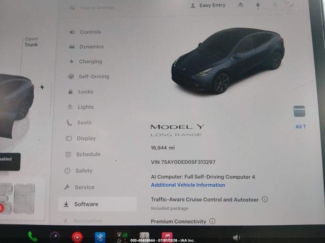 2025 TESLA MODEL Y LONG RANGE DUAL MOTOR REAR-WHEEL DRIVE 7