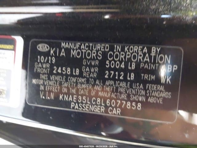 2020 KIA STINGER GT 9