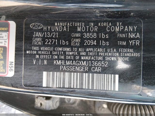 2021 HYUNDAI ELANTRA SEL 9
