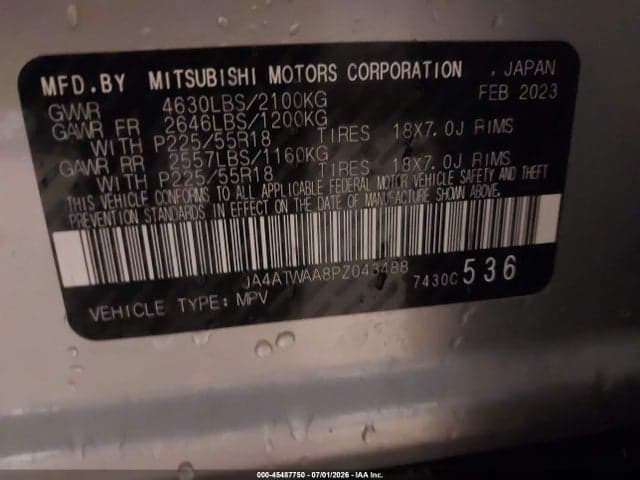 2023 MITSUBISHI ECLIPSE CROSS SE S-AWC/SEL S-AWC 9