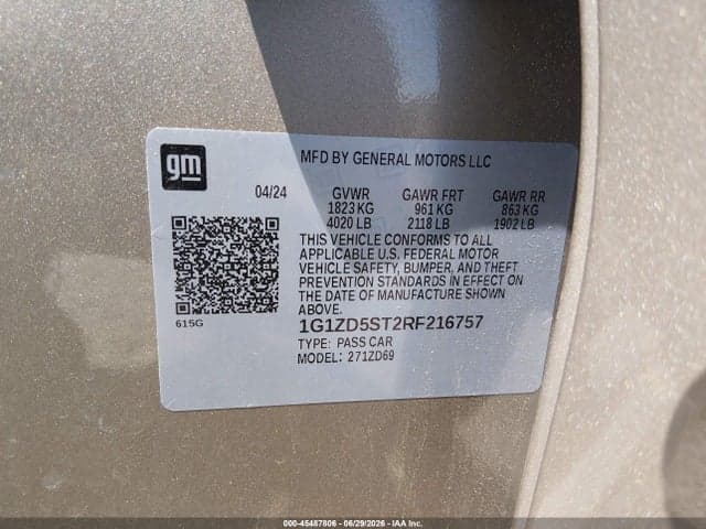 2024 CHEVROLET MALIBU FWD 1LT 9