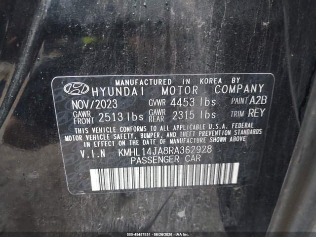 2024 HYUNDAI SONATA SEL 9