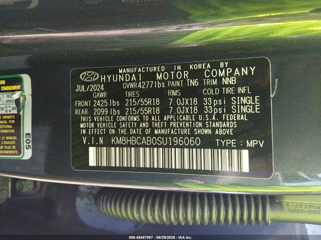 2025 HYUNDAI KONA SEL 9
