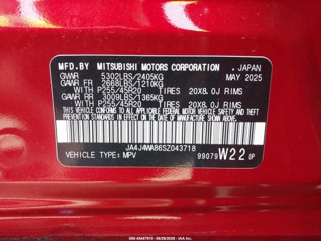 2025 MITSUBISHI OUTLANDER SEL 2.5 S-AWC 9
