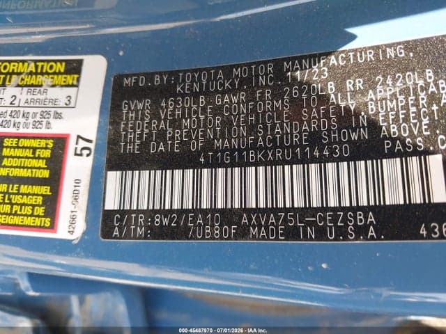 2024 TOYOTA CAMRY SE 9