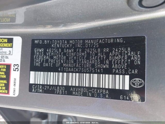 2025 TOYOTA CAMRY XSE 9