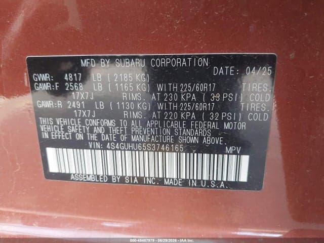 2025 SUBARU CROSSTREK WILDERNESS 9