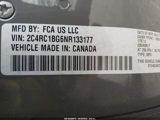 2022 CHRYSLER PACIFICA TOURING L 9
