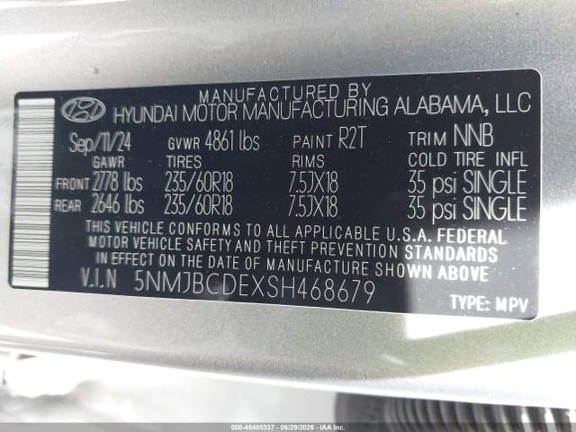 2025 HYUNDAI TUCSON SEL 9