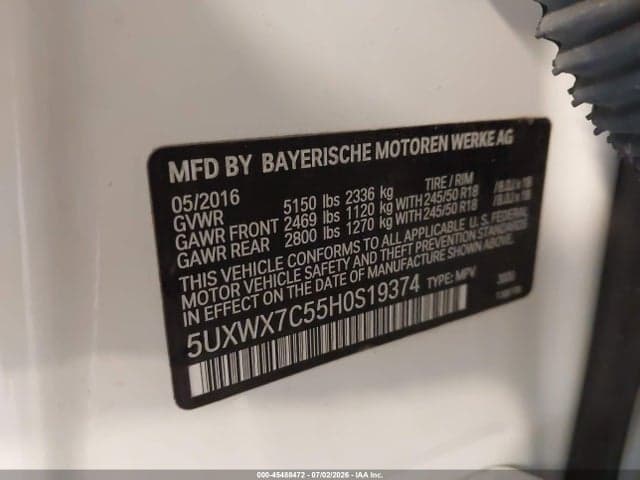 2017 BMW X3 XDRIVE35I 9