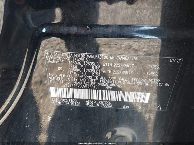 2018 TOYOTA RAV4 LE 9