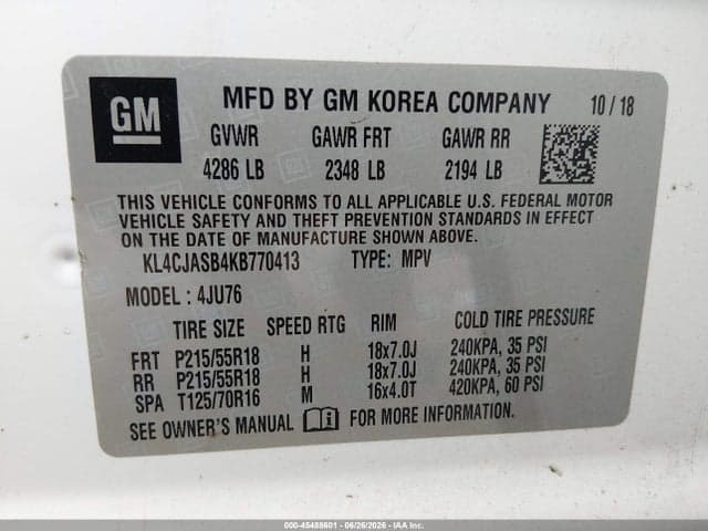 2019 BUICK ENCORE FWD PREFERRED 9