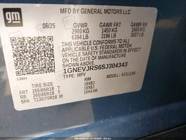 2025 CHEVROLET TRAVERSE AWD Z71 9