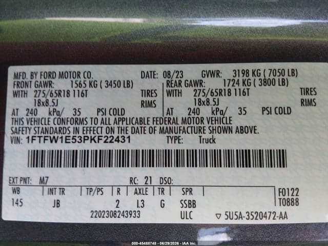 2023 FORD F-150 9