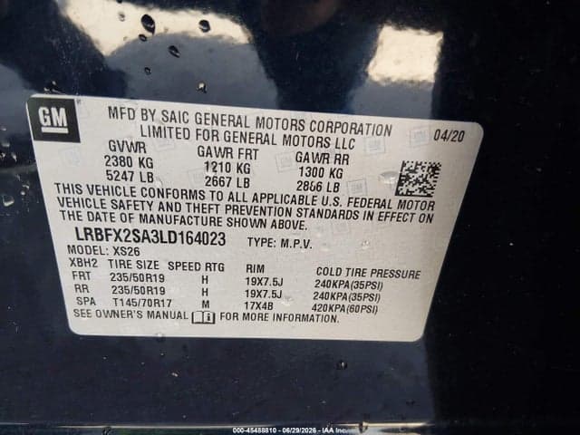 2020 BUICK ENVISION AWD ESSENCE 9