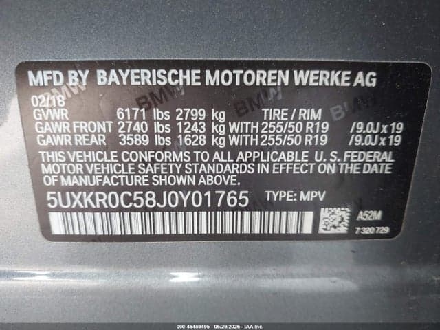 2018 BMW X5 XDRIVE35I 9