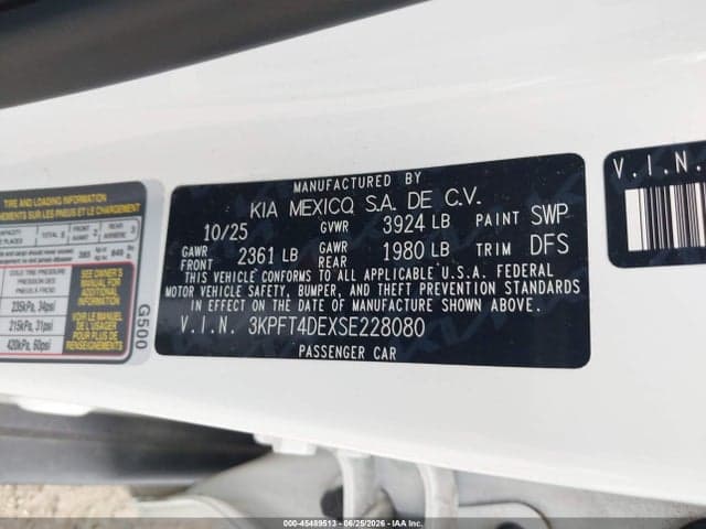 2025 KIA K4 LXS 9