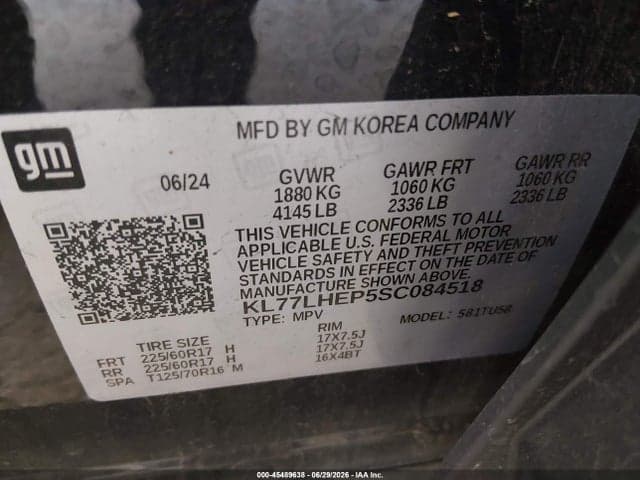 2025 CHEVROLET TRAX FWD LT 9