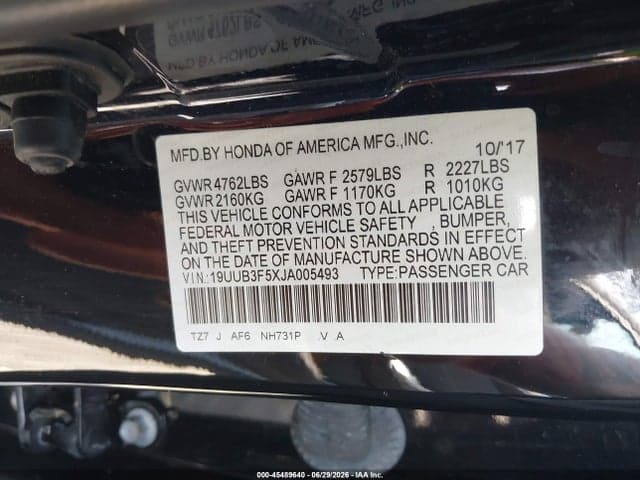 2018 ACURA TLX TECH PKG 9