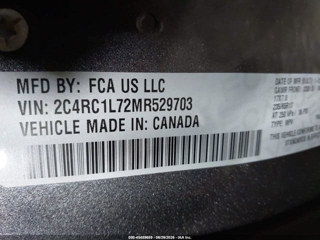 2021 CHRYSLER PACIFICA HYBRID TOURING L 9