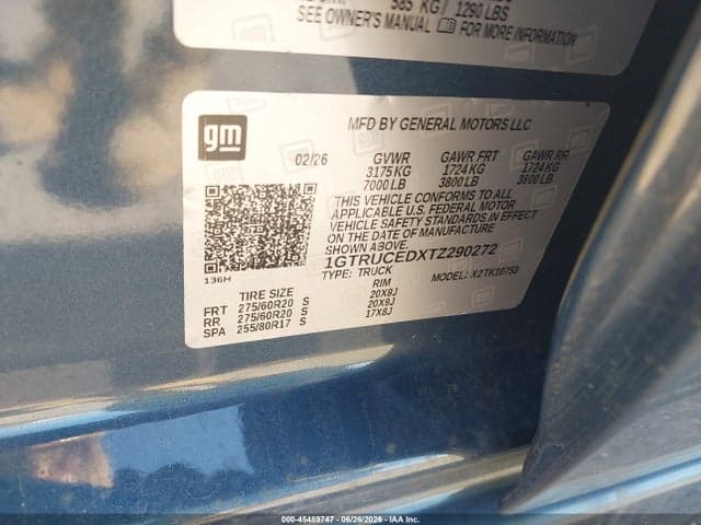 2026 GMC SIERRA 1500 , STANDARD BED, ELEVATION, 4WD 9