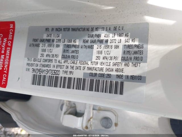 2025 MAZDA CX-30 2.5 S 9
