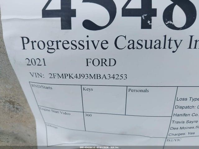 2021 FORD EDGE SEL 9