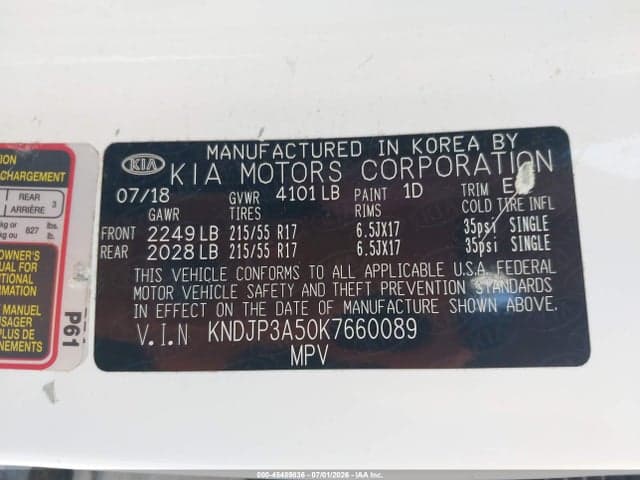 2019 KIA SOUL + 9