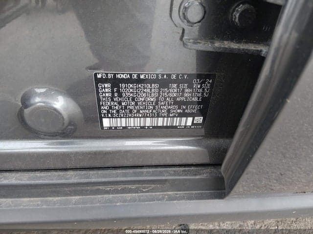 2024 HONDA HR-V AWD LX 9
