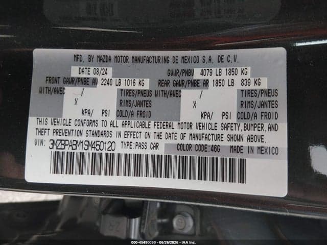 2025 MAZDA MAZDA3 2.5 S SELECT SPORT 9