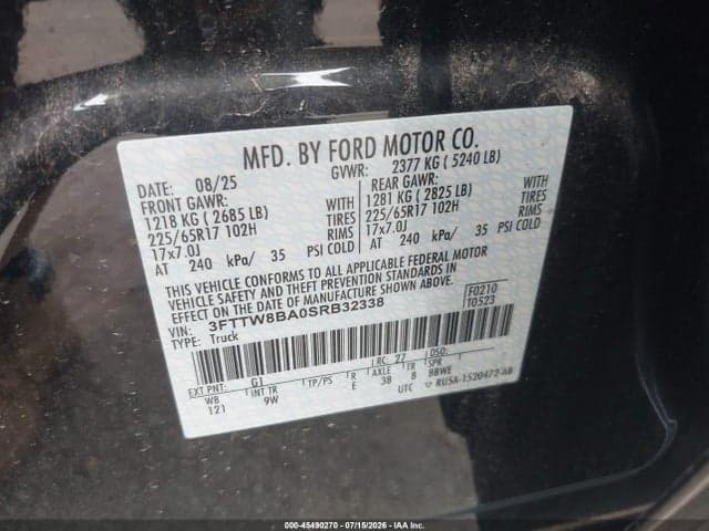 2025 FORD MAVERICK XL 9