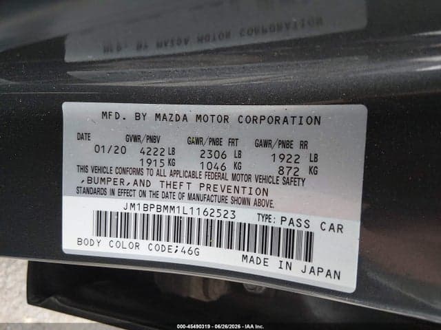 2020 MAZDA MAZDA3 PREFERRED PACKAGE 9