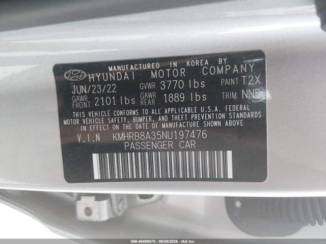 2022 HYUNDAI VENUE SE 9