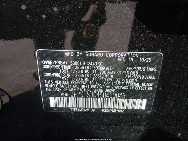 2025 SUBARU FORESTER SPORT HYBRID 9