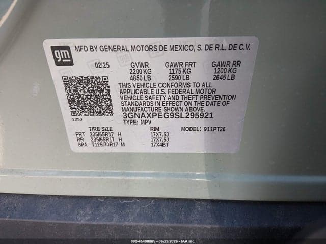 2025 CHEVROLET EQUINOX AWD LT 9