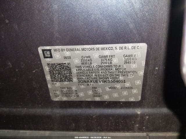 2019 CHEVROLET EQUINOX LT 9